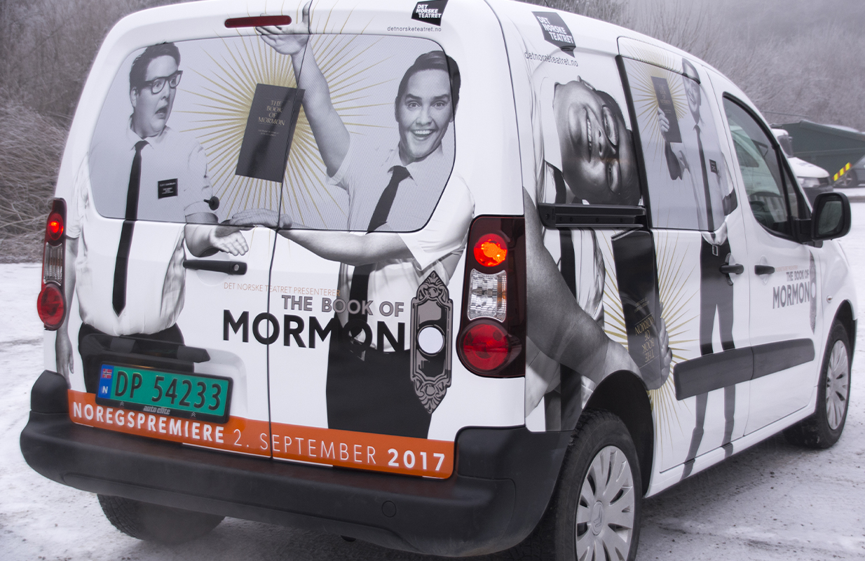 Bildekor reklame helfoliering Berlingo
