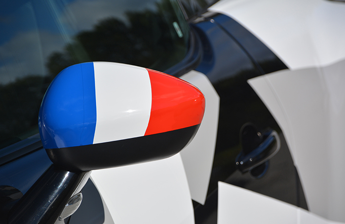helfoliering camo vinyl wrap heldekor peugeot rcz dekor bildekor foliering Avery Oracal