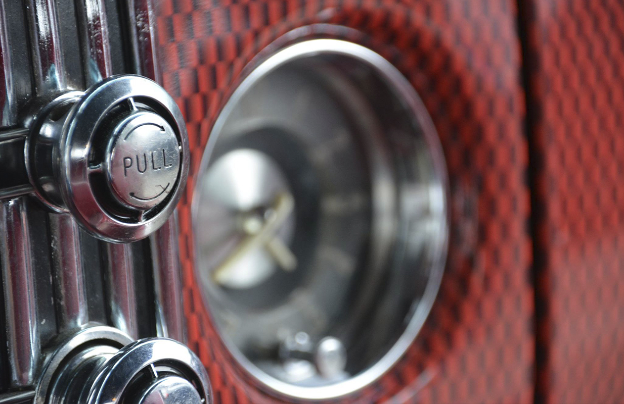 Dashboard Buick print dekor helfoliering